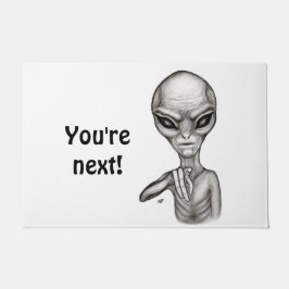 Slechte Alien, jij bent de volgende! Doormat Deurmat