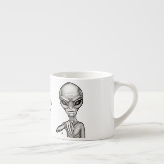 Slechte Alien, jij bent de volgende! Espresso Kop (Rechts)