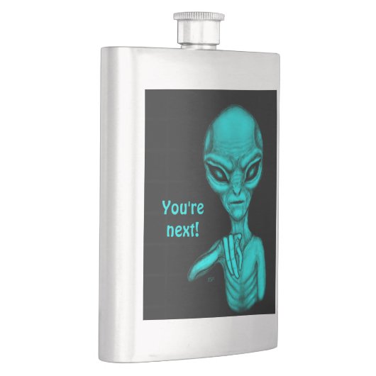 Slechte Alien, jij bent de volgende! Flacon (Rechts)