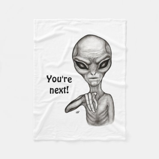 Slechte Alien, jij bent de volgende! Fleece Blanke (Voorkant)