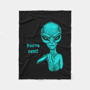 Slechte Alien, jij bent de volgende! Fleece Deken