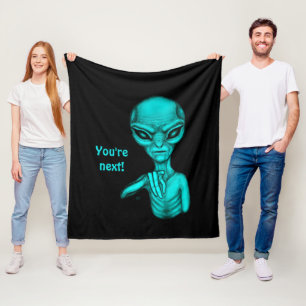 Slechte Alien, jij bent de volgende! Fleece Deken