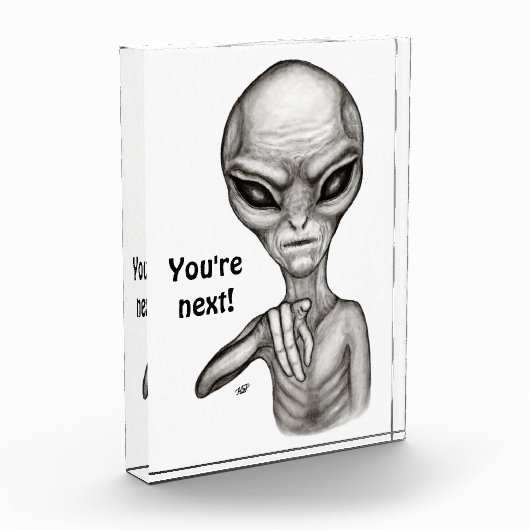 Slechte Alien, jij bent de volgende! Fotoblokken (Links)