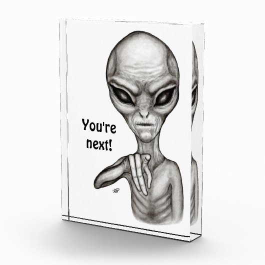 Slechte Alien, jij bent de volgende! Fotoblokken (Rechts)