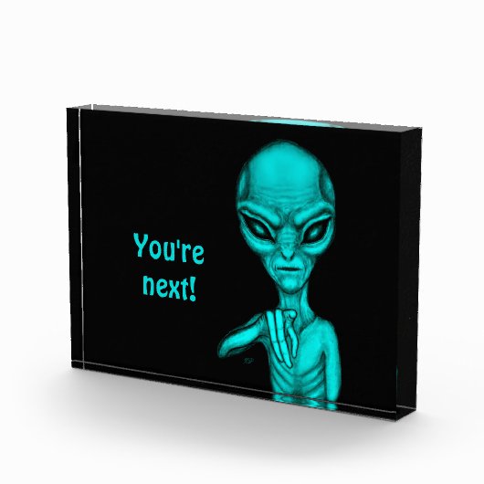 Slechte Alien, jij bent de volgende! Fotoblokken (Rechts)