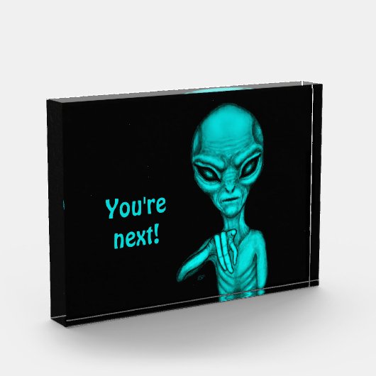 Slechte Alien, jij bent de volgende! Fotoblokken (Links)