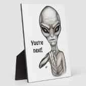 Slechte Alien, jij bent de volgende! Fotoplaat (Zijkant)