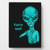 Slechte Alien, jij bent de volgende! Fotoplaat (voorkant)