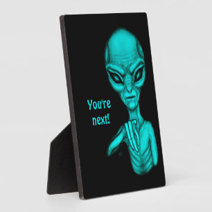 Slechte Alien, jij bent de volgende! Fotoplaat