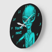 Slechte Alien, jij bent de volgende! Grote Klok (Hoek)