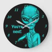Slechte Alien, jij bent de volgende! Grote Klok (Voorkant)