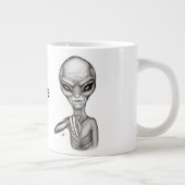 Slechte Alien, jij bent de volgende! Grote Koffiekop (Rechts)