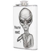 Slechte Alien, jij bent de volgende! Heupfles (Links)