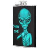 Slechte Alien, jij bent de volgende! Heupfles (Links)