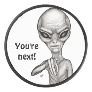Slechte Alien, jij bent de volgende! Hockey Puck