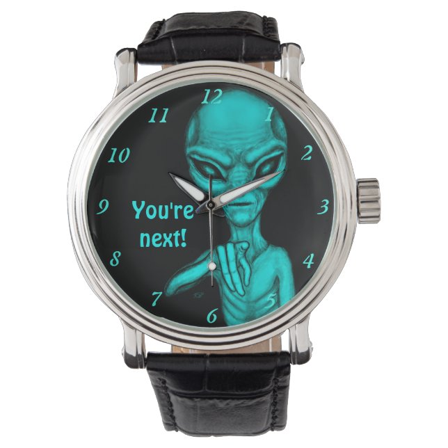 Slechte Alien, jij bent de volgende! Horloge (Voorkant)