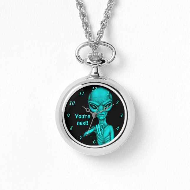 Slechte Alien, jij bent de volgende! Horloge (Voorkant)