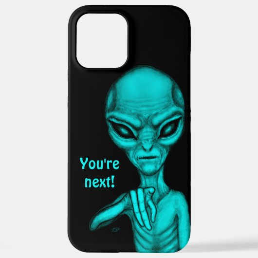 Slechte Alien, jij bent de volgende! iPhone Hoesje (Achterkant)