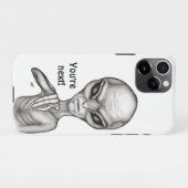 Slechte Alien, jij bent de volgende! iPhone Hoesje (Achterkant horizontaal)