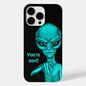 Slechte Alien, jij bent de volgende! iPhone Hoesje (Achterkant)