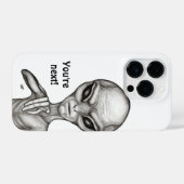 Slechte Alien, jij bent de volgende! iPhone Hoesje (Achterkant horizontaal)