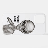 Slechte Alien, jij bent de volgende! iPhone Hoesje (Achterkant horizontaal)