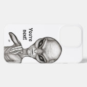 Slechte Alien, jij bent de volgende! iPhone Hoesje (Achterkant horizontaal)