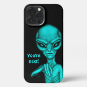 Slechte Alien, jij bent de volgende! iPhone Hoesje (Achterkant)