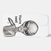 Slechte Alien, jij bent de volgende! iPhone Hoesje (Achterkant horizontaal)