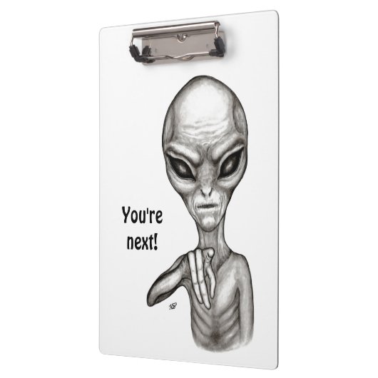 Slechte Alien, jij bent de volgende! Klembord (Links)