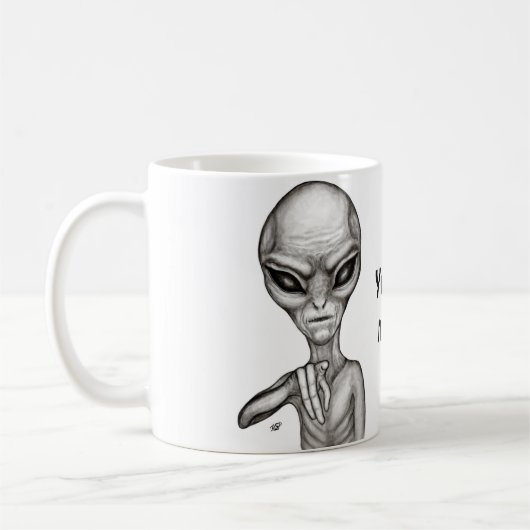 Slechte Alien, jij bent de volgende! Koffiemok (Links)