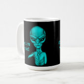 Slechte Alien, jij bent de volgende! Koffiemok (Voorkant links)