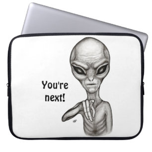 Slechte Alien, jij bent de volgende! Laptop Sleeve