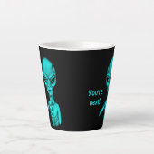 Slechte Alien, jij bent de volgende! Latte Mok (Voorkant)