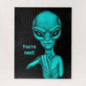 Slechte Alien, jij bent de volgende! Legpuzzel (Verticaal)