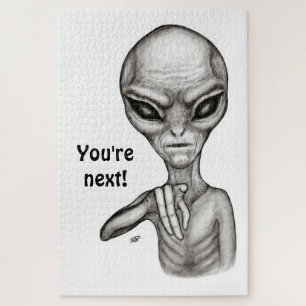 Slechte Alien, jij bent de volgende! Legpuzzel