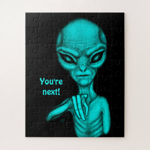 Slechte Alien, jij bent de volgende! Legpuzzel