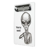 Slechte Alien, jij bent de volgende! Mini Klembord (Angled2)