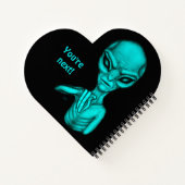 Slechte Alien, jij bent de volgende! Notitieboek (Achterkant)