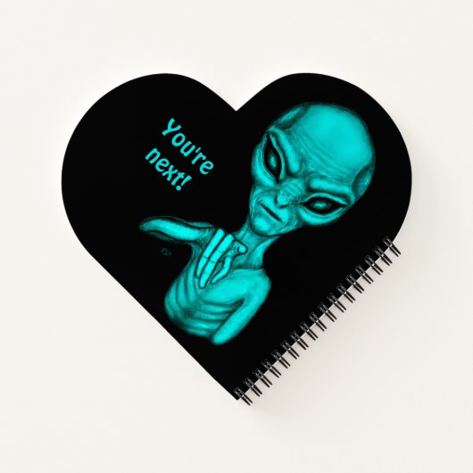 Slechte Alien, jij bent de volgende! Notitieboek (Achterkant)