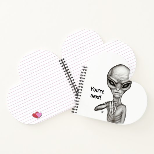 Slechte Alien, jij bent de volgende! Notitieboek (Binnen)