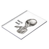 Slechte Alien, jij bent de volgende! Notitieboek (Linkerzijde)