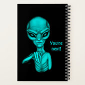 Slechte Alien, jij bent de volgende! Notitieboek (Achterkant)