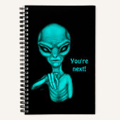 Slechte Alien, jij bent de volgende! Notitieboek (Voorkant)