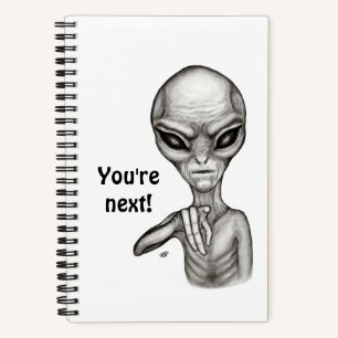 Slechte Alien, jij bent de volgende! Notitieboek