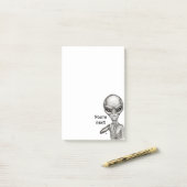 Slechte Alien, jij bent de volgende! Opmerkingen Post-it® Notes (Op bureau)