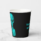 Slechte Alien, jij bent de volgende! Papieren Bekers (Links)