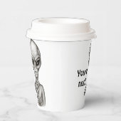 Slechte Alien, jij bent de volgende! Papieren Bekers (Rechts)