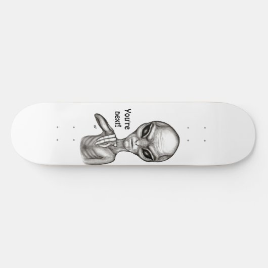 Slechte Alien, jij bent de volgende! Persoonlijk Skateboard (Horizontaal)