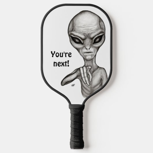 Slechte Alien, jij bent de volgende! Pickleball Paddle (Voorkant)